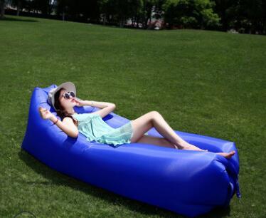 Inflatable Sofa Lazy Bag Camping Air Bed Lounger