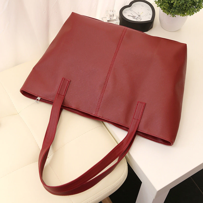 Soft Face Cross Section Square Fashion Lady Handbag