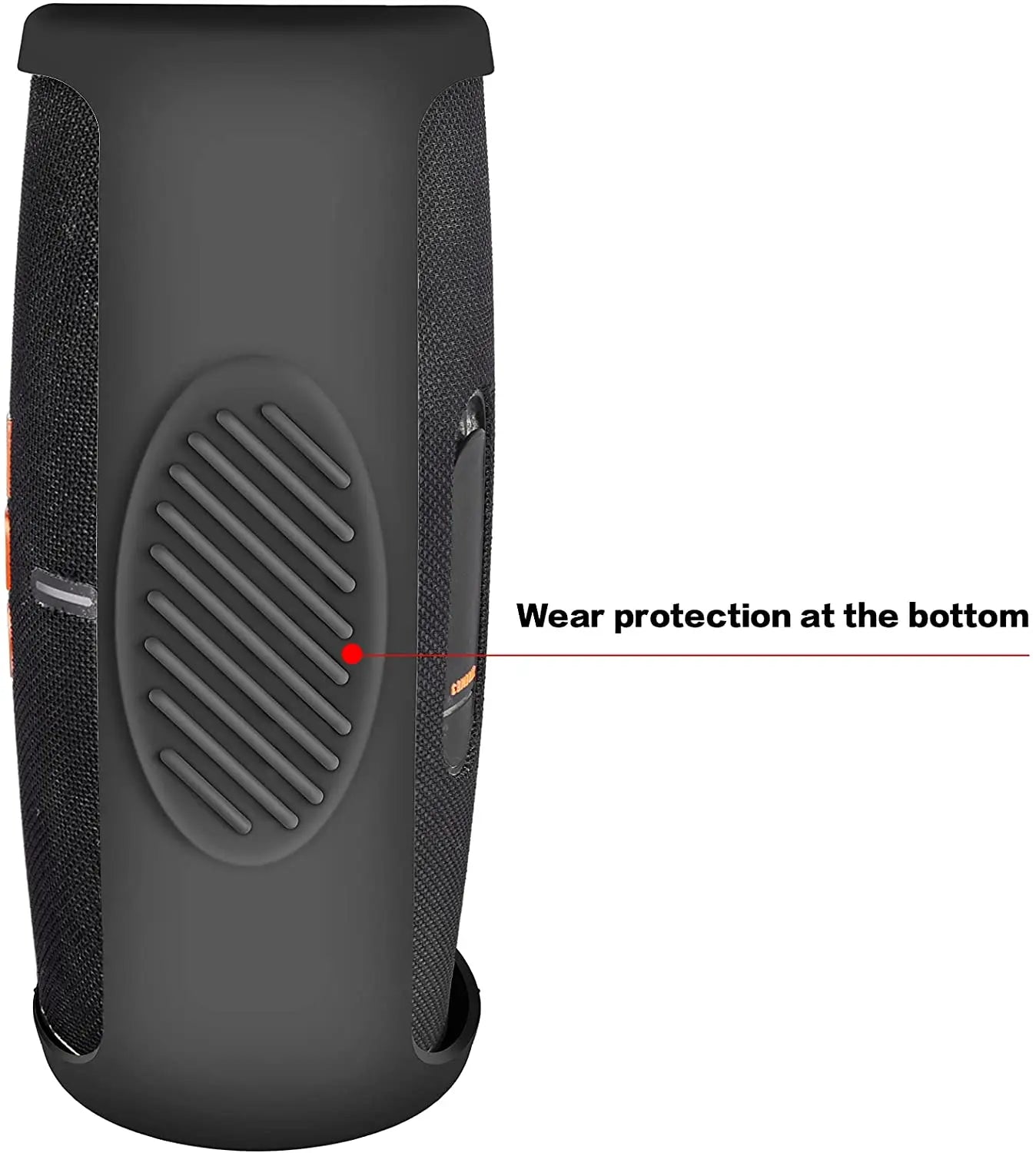 ZOPRORE Newest Travel Carrying Protective Soft Silicone Case for JBL Xtreme 3 Xtreme3 Bluetooth Speaker Bag Cover