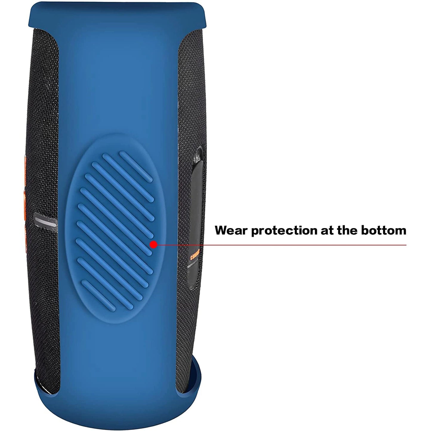 ZOPRORE Newest Travel Carrying Protective Soft Silicone Case for JBL Xtreme 3 Xtreme3 Bluetooth Speaker Bag Cover