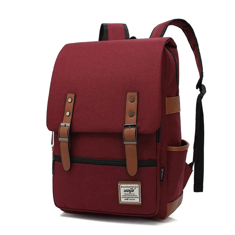 Vintage 16 inch Laptop Backpack Women