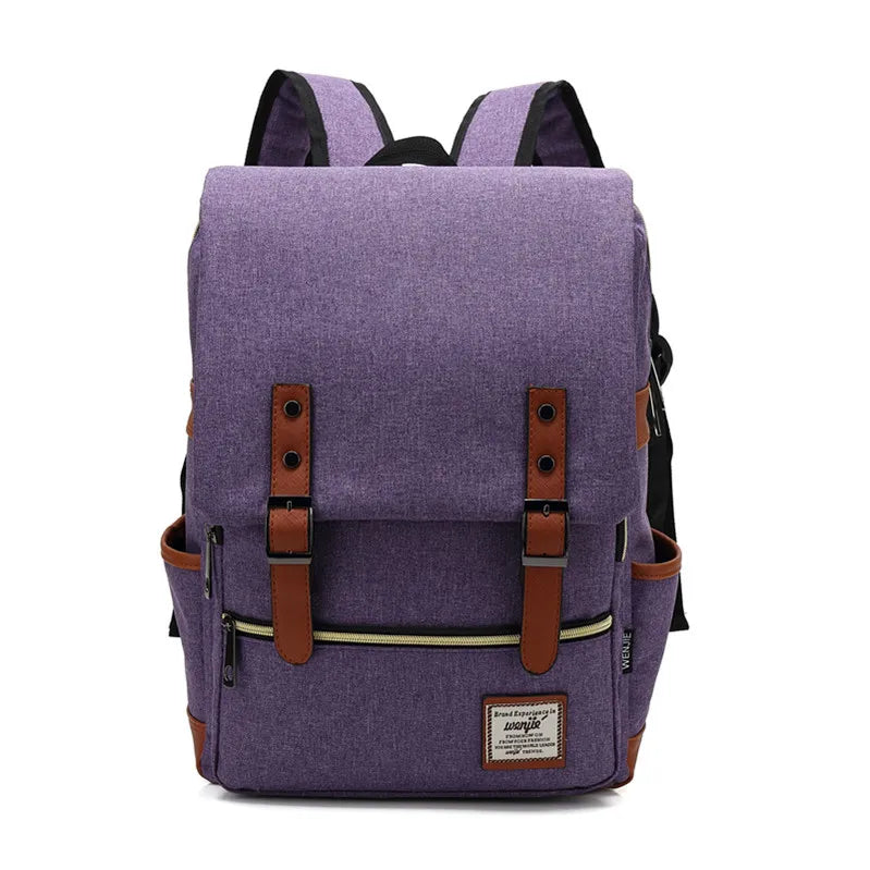 Vintage 16 inch Laptop Backpack Women