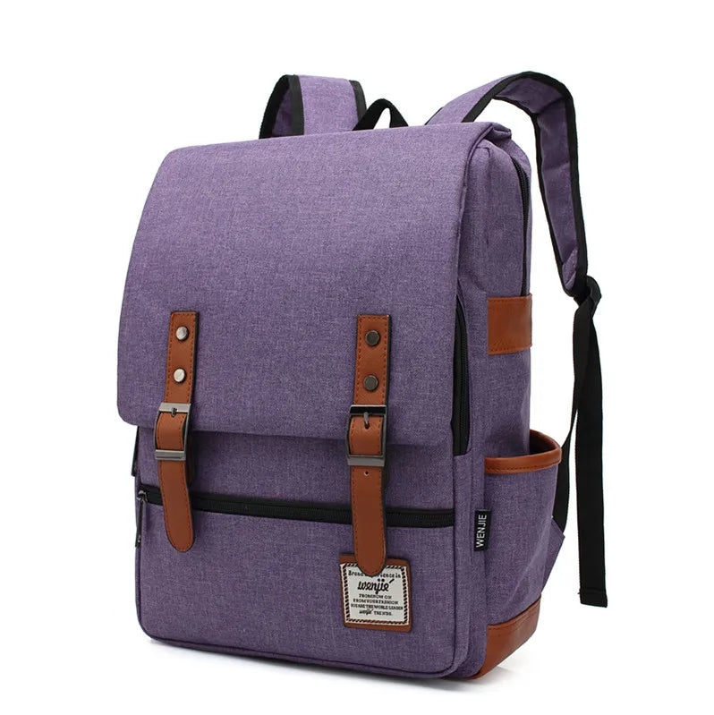 Vintage 16 inch Laptop Backpack Women