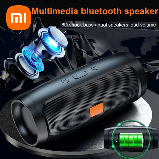 XIAOMI TF Usb Bluetooth Speaker Dual Speaker Stereo Outdoor Playback Fm Voice Broadcasting Portable Subwoofer Wireless Speaker