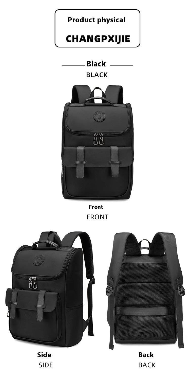 Male and Female College Students Leisure Large Capacity Travel Computer Backpack