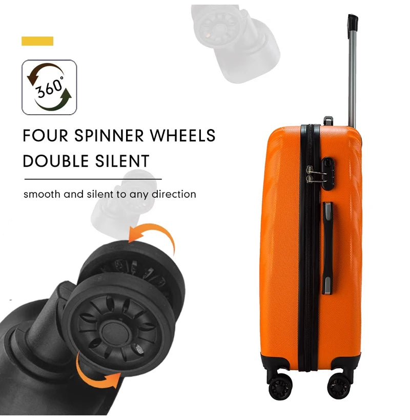 Hot Travel Luggage Suitcase pc suitcase Men Rolling luggage On Wheels Women brand 20/24/28 inch Trolley Suitcase vs trolley box