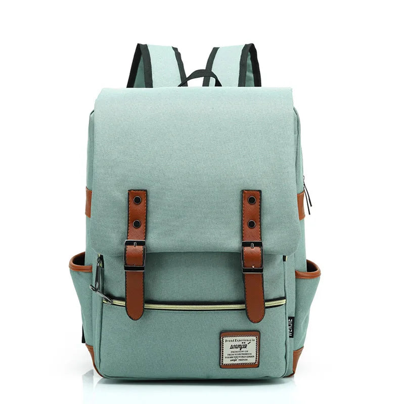 Vintage 16 inch Laptop Backpack Women