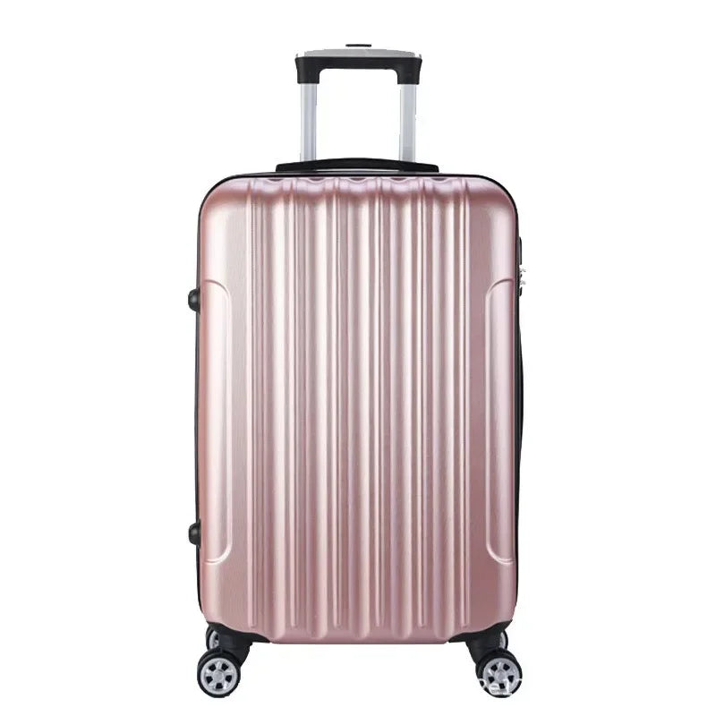 NewUniversal Wheel Travel Suitcase Lightweight ABS Password Trolley Case Wear-resistant Boarding Luggage Fashion Rolling Luggage