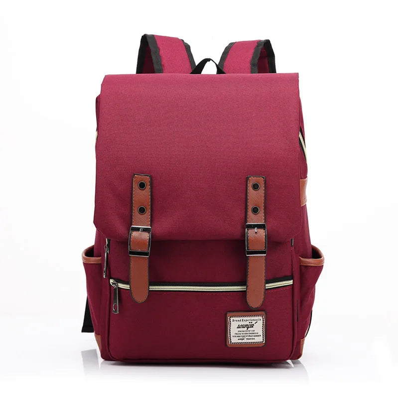 Vintage 16 inch Laptop Backpack Women