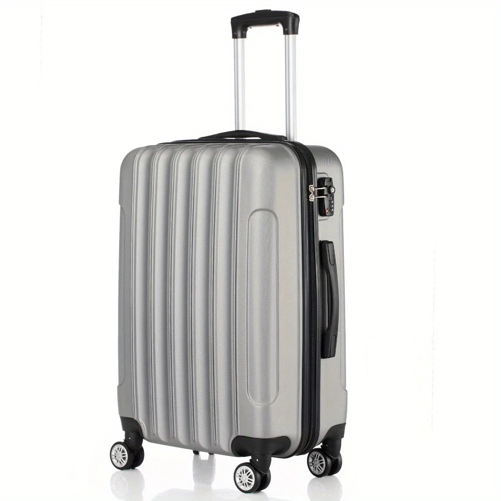 NewUniversal Wheel Travel Suitcase Lightweight ABS Password Trolley Case Wear-resistant Boarding Luggage Fashion Rolling Luggage