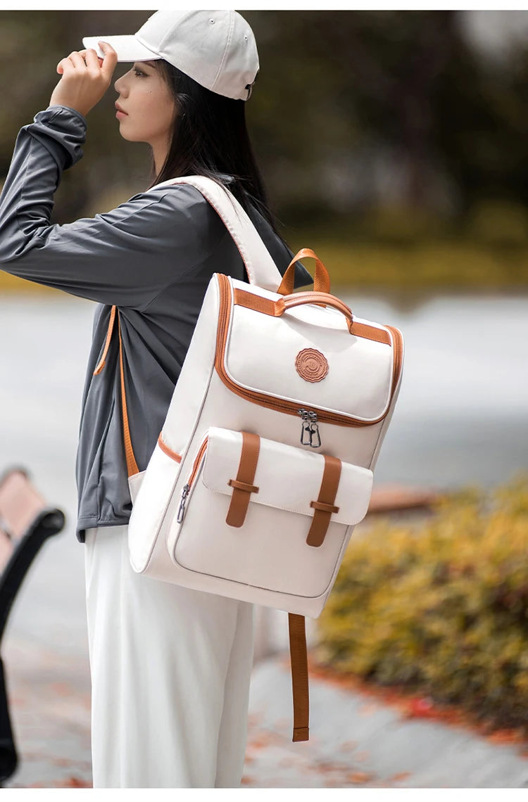 Male and Female College Students Leisure Large Capacity Travel Computer Backpack