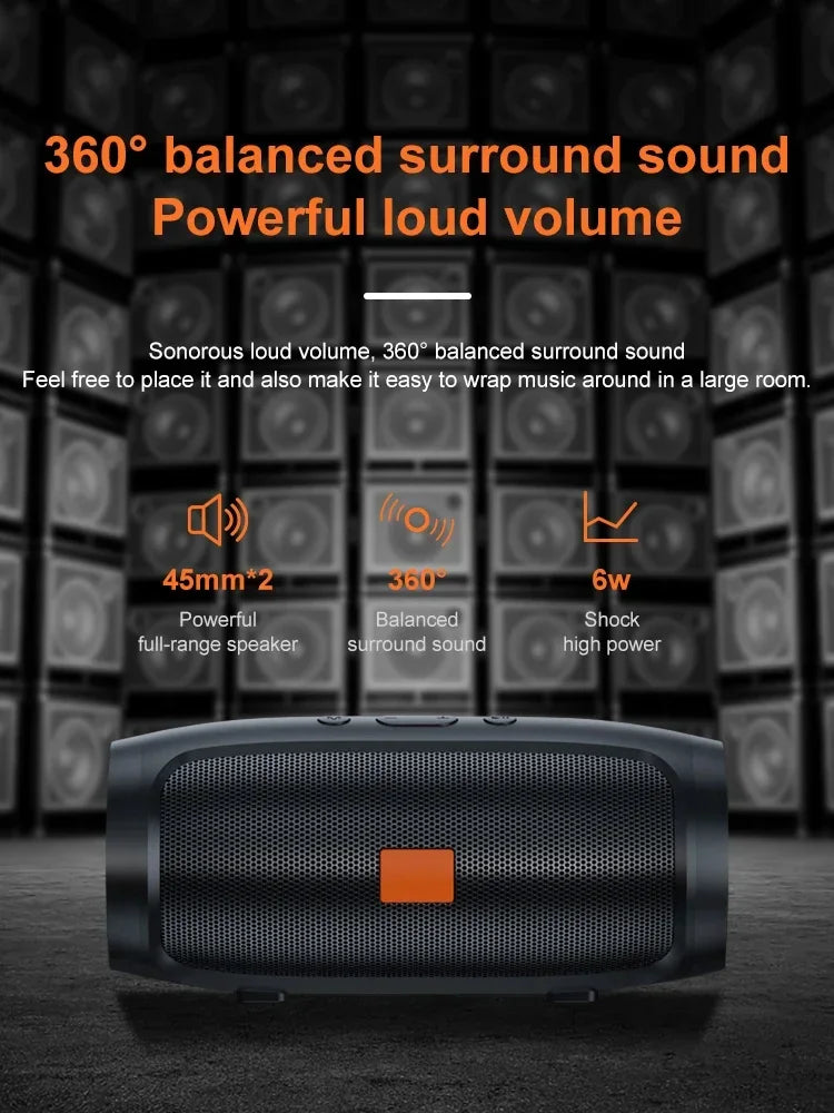 XIAOMI TF Usb Bluetooth Speaker Dual Speaker Stereo Outdoor Playback Fm Voice Broadcasting Portable Subwoofer Wireless Speaker