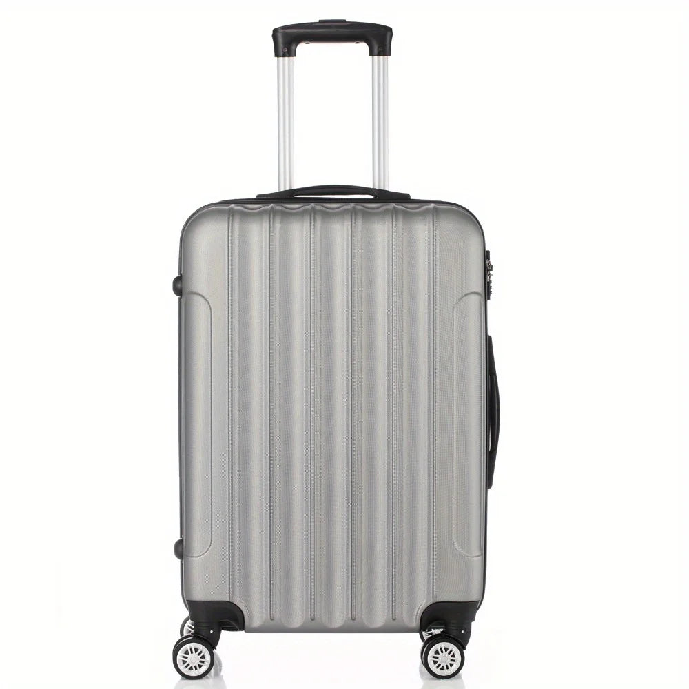 NewUniversal Wheel Travel Suitcase Lightweight ABS Password Trolley Case Wear-resistant Boarding Luggage Fashion Rolling Luggage